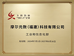 国家级专精特新“小巨人”企业