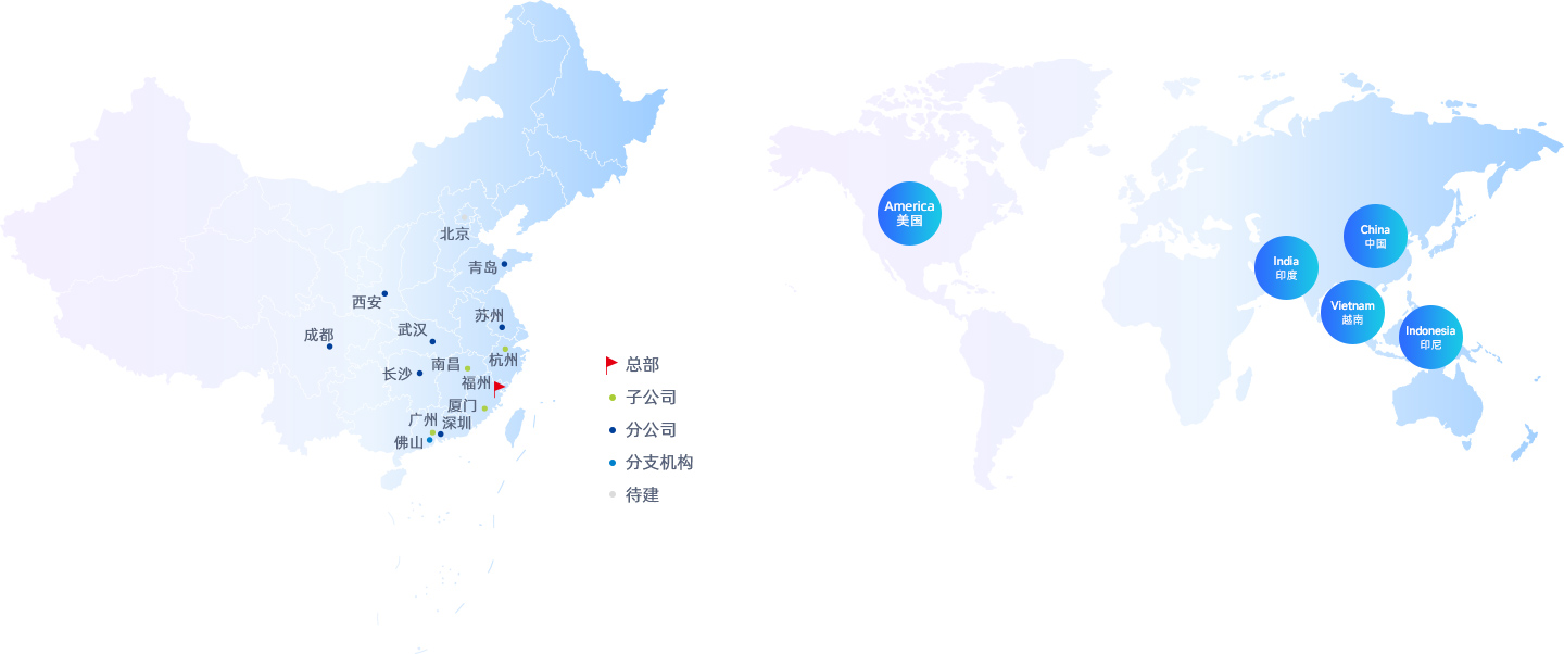 摩尔元数全球服务中心地图